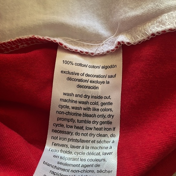 Tommy Hilfiger unisex graphic tee T-shirt multicolored printed crew neck medium - Picture 5 of 5